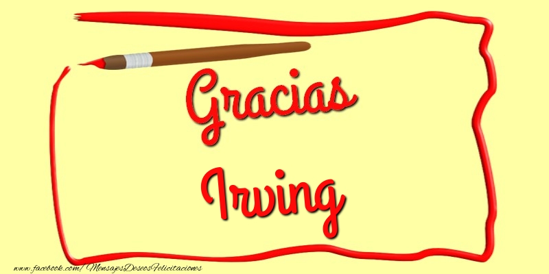 Felicitaciones de gracias - Mensajes | Gracias Irving