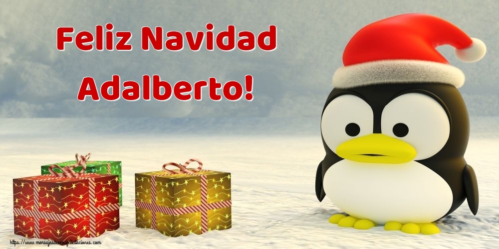 Felicitaciones de Navidad - Feliz Navidad Adalberto!