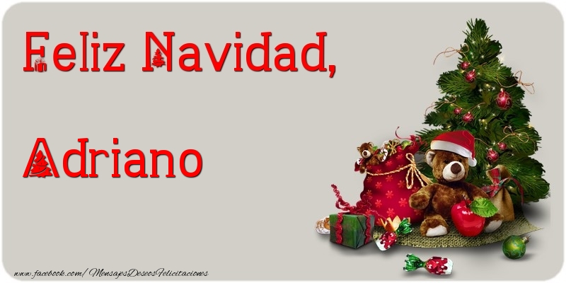 Felicitaciones de Navidad - Árbol De Navidad | Feliz Navidad, Adriano