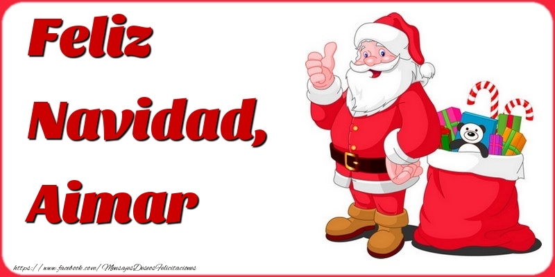 Felicitaciones de Navidad - Feliz Navidad, Aimar