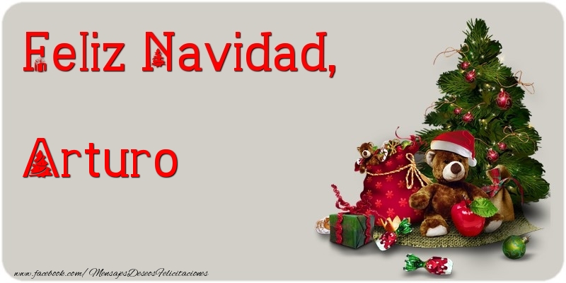 Felicitaciones de Navidad - Árbol De Navidad | Feliz Navidad, Arturo