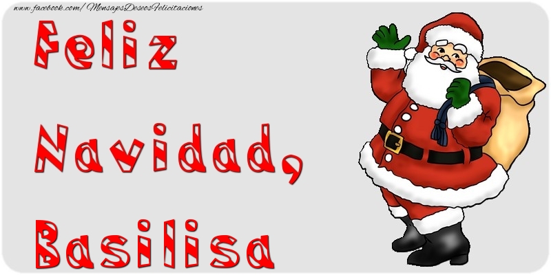 Felicitaciones de Navidad - Papá Noel | Feliz Navidad, Basilisa