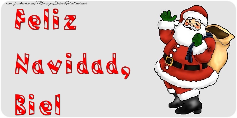 Felicitaciones de Navidad - Papá Noel | Feliz Navidad, Biel