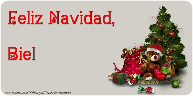 Felicitaciones de Navidad - Feliz Navidad, Biel