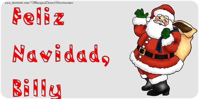 Felicitaciones de Navidad - Feliz Navidad, Billy
