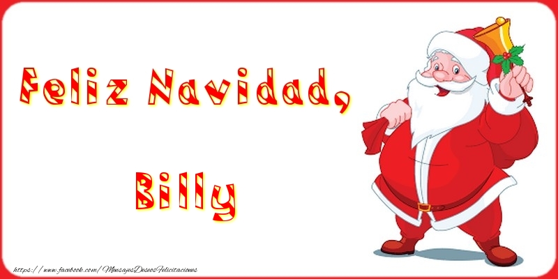 Felicitaciones de Navidad - Feliz Navidad, Billy