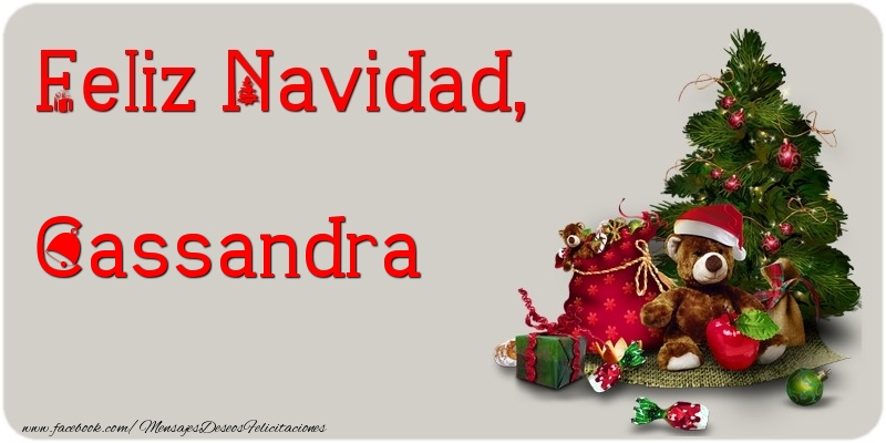Felicitaciones de Navidad - Árbol De Navidad | Feliz Navidad, Cassandra