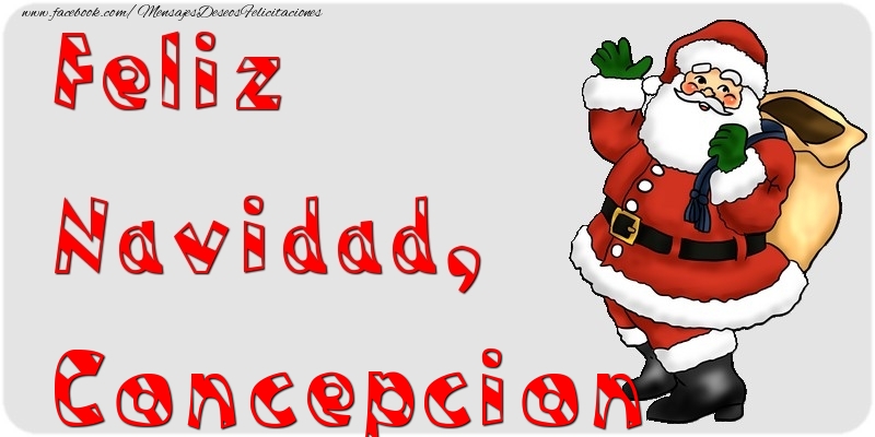 Felicitaciones de Navidad - Papá Noel | Feliz Navidad, Concepcion