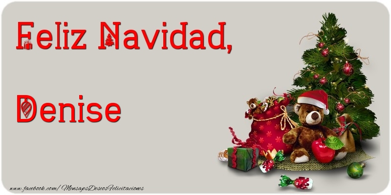 Felicitaciones de Navidad - Feliz Navidad, Denise