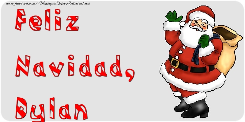 Felicitaciones de Navidad - Papá Noel | Feliz Navidad, Dylan