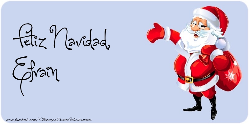 Felicitaciones de Navidad - Feliz Navidad, Efrain