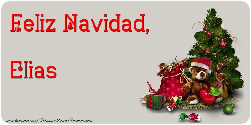 Felicitaciones de Navidad - Feliz Navidad, Elias