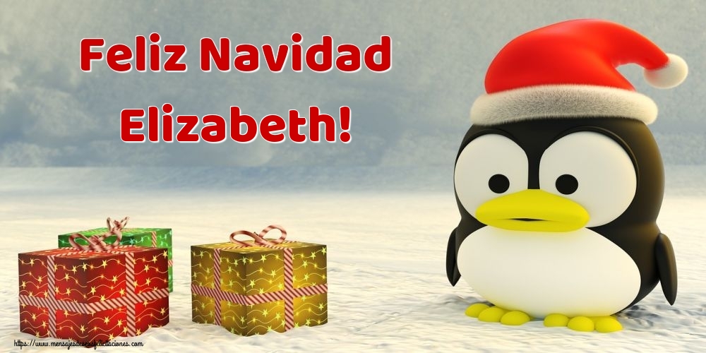 Felicitaciones de Navidad - Feliz Navidad Elizabeth!