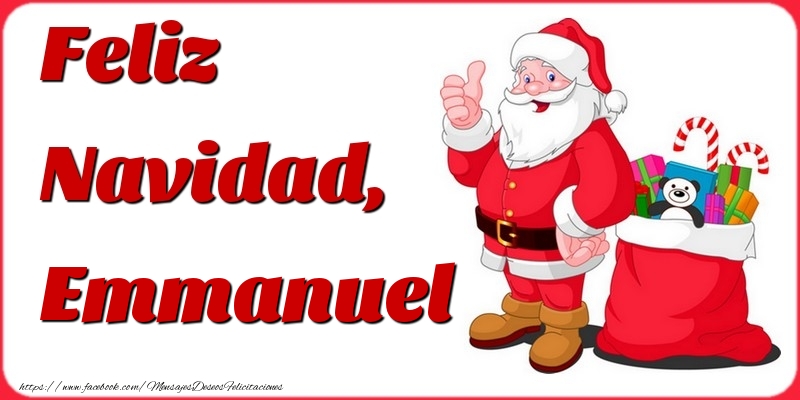 Felicitaciones de Navidad - Feliz Navidad, Emmanuel