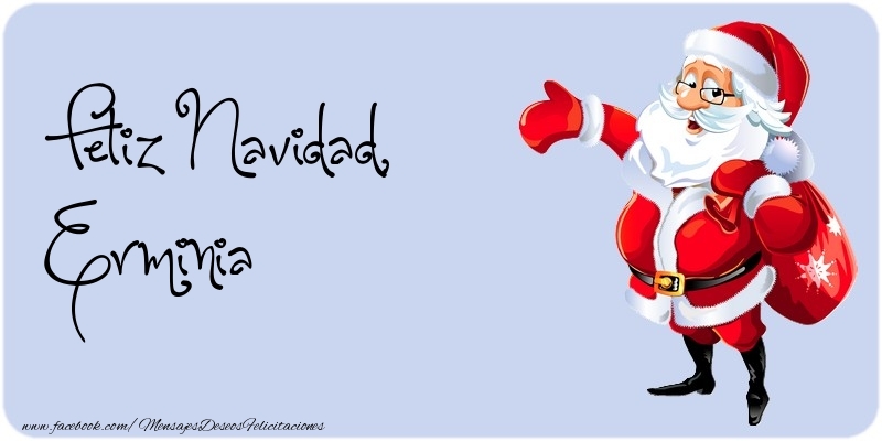Felicitaciones de Navidad - Papá Noel | Feliz Navidad, Erminia