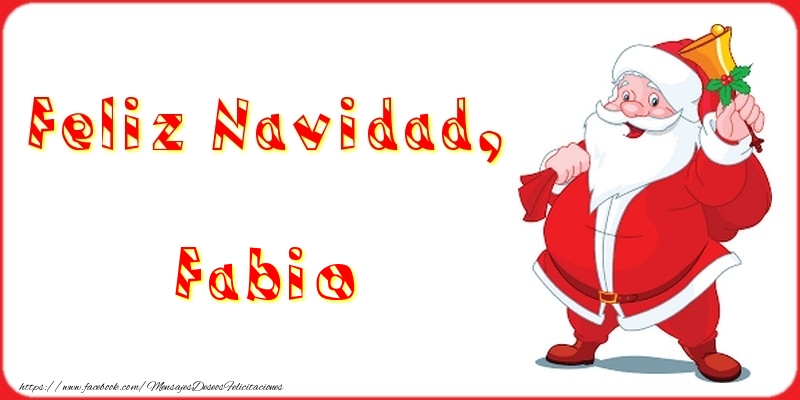 Felicitaciones de Navidad - Papá Noel | Feliz Navidad, Fabio