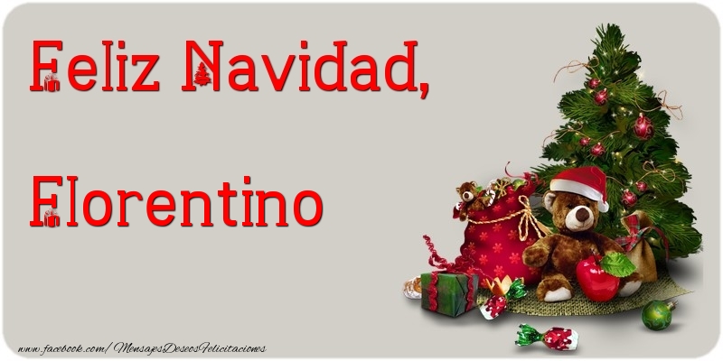 Felicitaciones de Navidad - Feliz Navidad, Florentino
