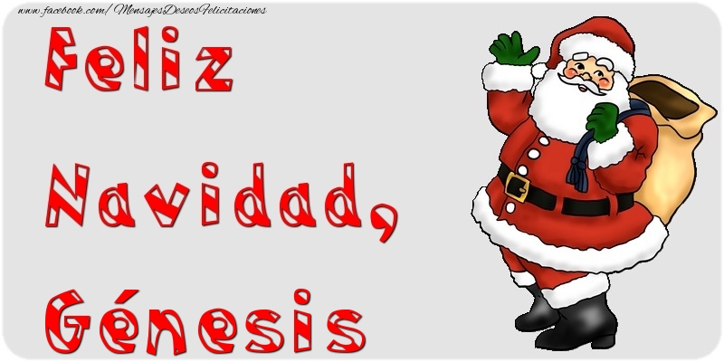 Felicitaciones de Navidad - Papá Noel | Feliz Navidad, Génesis