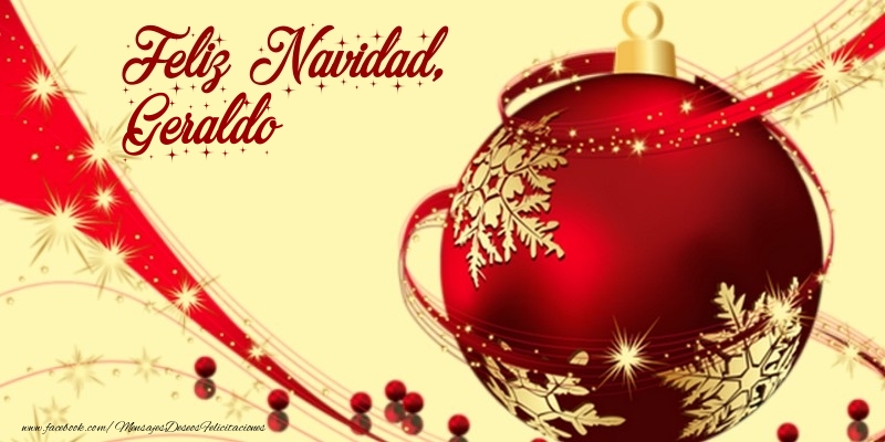 Felicitaciones de Navidad - Bolas De Navidad | Feliz Navidad, Geraldo