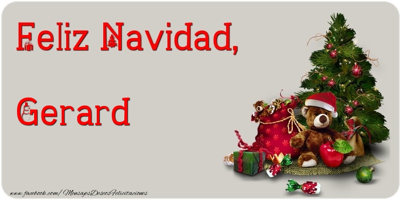Felicitaciones de Navidad - Árbol De Navidad | Feliz Navidad, Gerard