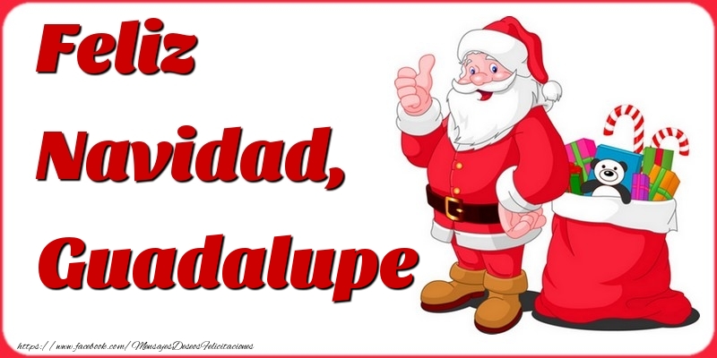 Felicitaciones de Navidad - Feliz Navidad, Guadalupe