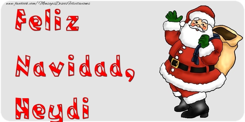 Felicitaciones de Navidad - Papá Noel | Feliz Navidad, Heydi