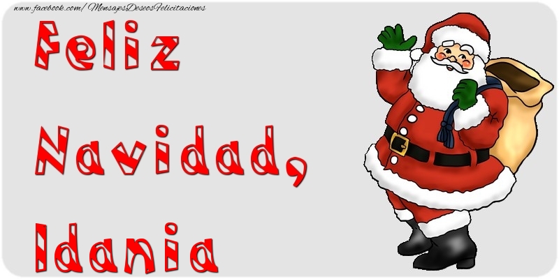 Felicitaciones de Navidad - Papá Noel | Feliz Navidad, Idania