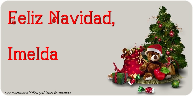 Felicitaciones de Navidad - Feliz Navidad, Imelda