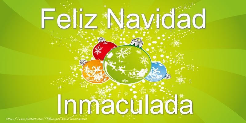 Felicitaciones de Navidad - Bolas De Navidad | Feliz Navidad Inmaculada