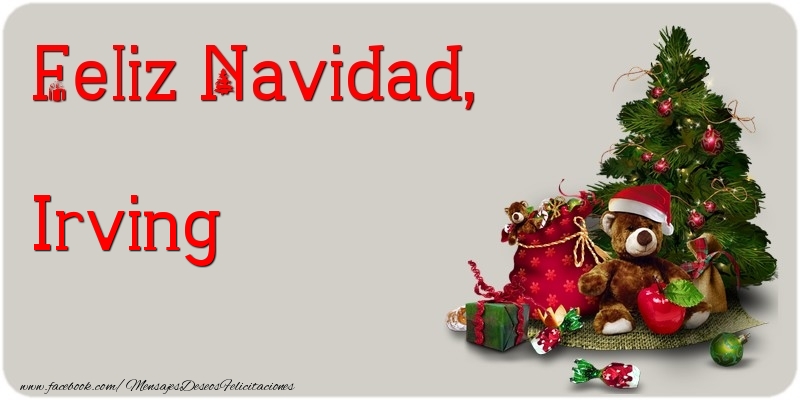 Felicitaciones de Navidad - Feliz Navidad, Irving