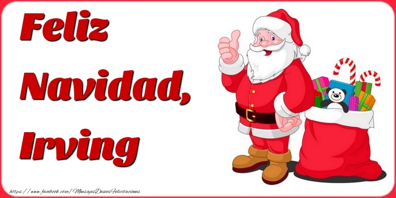 Felicitaciones de Navidad - Feliz Navidad, Irving