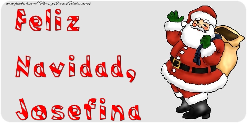 Felicitaciones de Navidad - Papá Noel | Feliz Navidad, Josefina