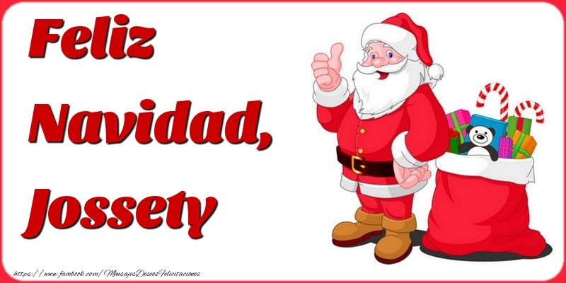 Felicitaciones de Navidad - Feliz Navidad, Jossety