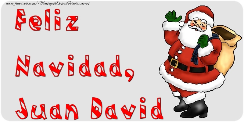 Felicitaciones de Navidad - Papá Noel | Feliz Navidad, Juan David