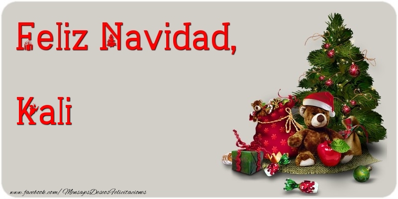 Felicitaciones de Navidad - Feliz Navidad, Kali