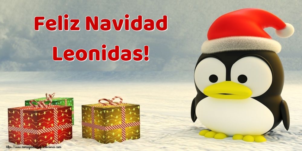 Felicitaciones de Navidad - Feliz Navidad Leonidas!