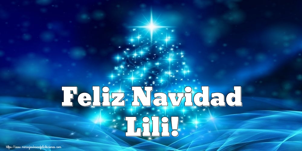 Felicitaciones de Navidad - Feliz Navidad Lili!