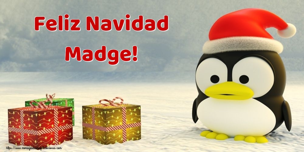 Felicitaciones de Navidad - Feliz Navidad Madge!
