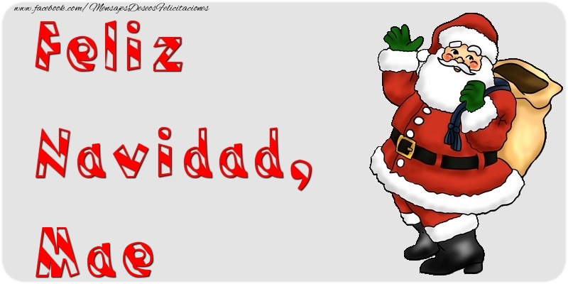 Felicitaciones de Navidad - Feliz Navidad, Mae