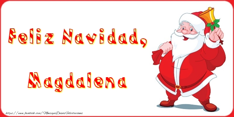 Felicitaciones de Navidad - Papá Noel | Feliz Navidad, Magdalena