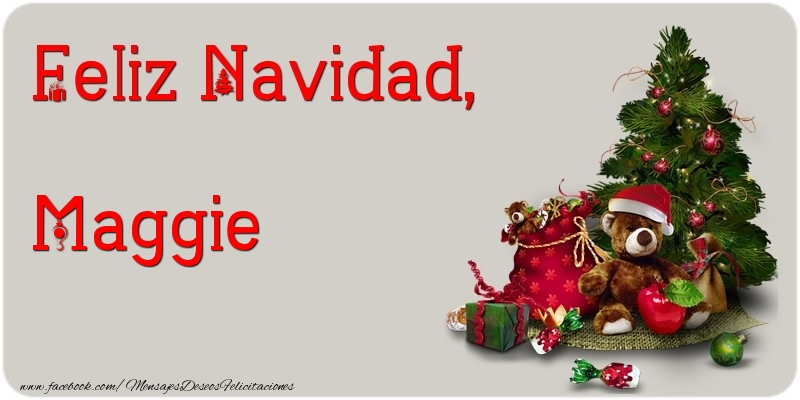 Felicitaciones de Navidad - Árbol De Navidad | Feliz Navidad, Maggie