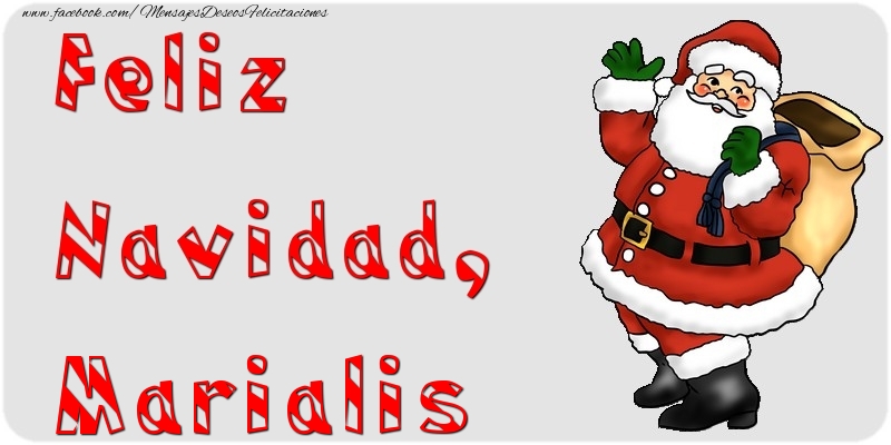 Felicitaciones de Navidad - Papá Noel | Feliz Navidad, Marialis