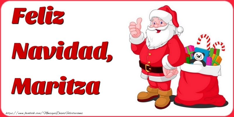 Felicitaciones de Navidad - Feliz Navidad, Maritza