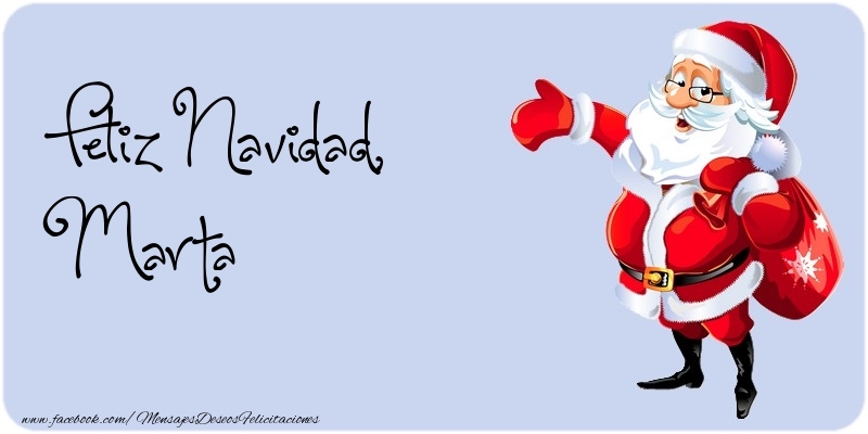 Felicitaciones de Navidad - Feliz Navidad, Marta