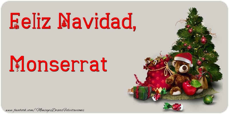 Felicitaciones de Navidad - Árbol De Navidad | Feliz Navidad, Monserrat