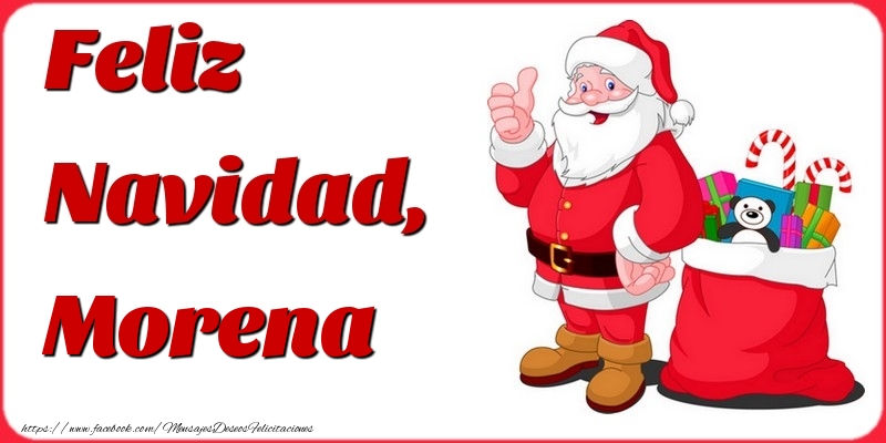 Felicitaciones de Navidad - Feliz Navidad, Morena