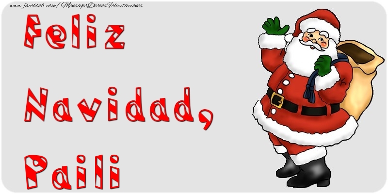 Felicitaciones de Navidad - Papá Noel | Feliz Navidad, Paili