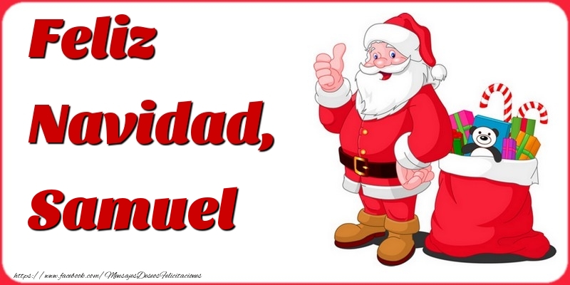 Felicitaciones de Navidad - Feliz Navidad, Samuel