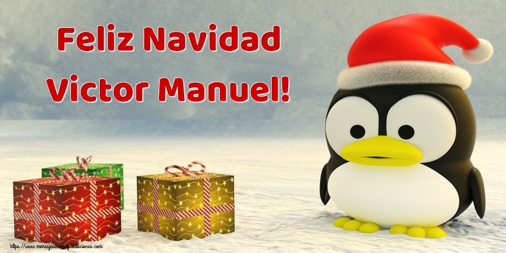 Felicitaciones de Navidad - Feliz Navidad Victor Manuel!
