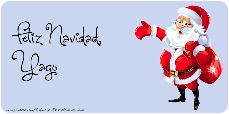 Felicitaciones de Navidad - Feliz Navidad, Yago